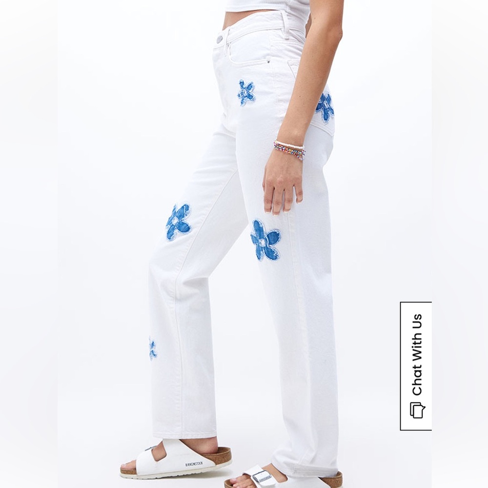 PacSun Flower Patch Dad Jeans - Picture 2 of 12